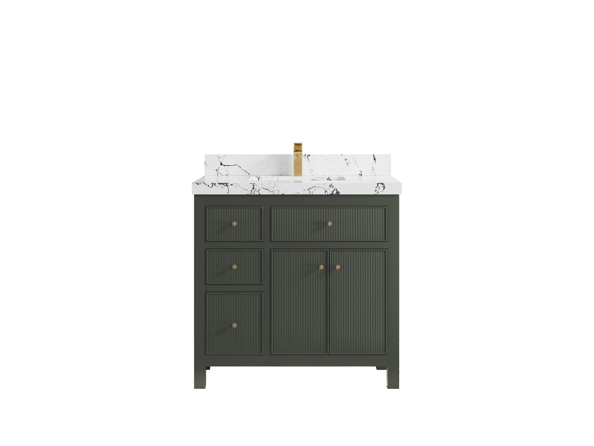 Sonoma 36 in. W x 22 in. D with Center Sink Bathroom Vanity - Willow Bath and Vanity