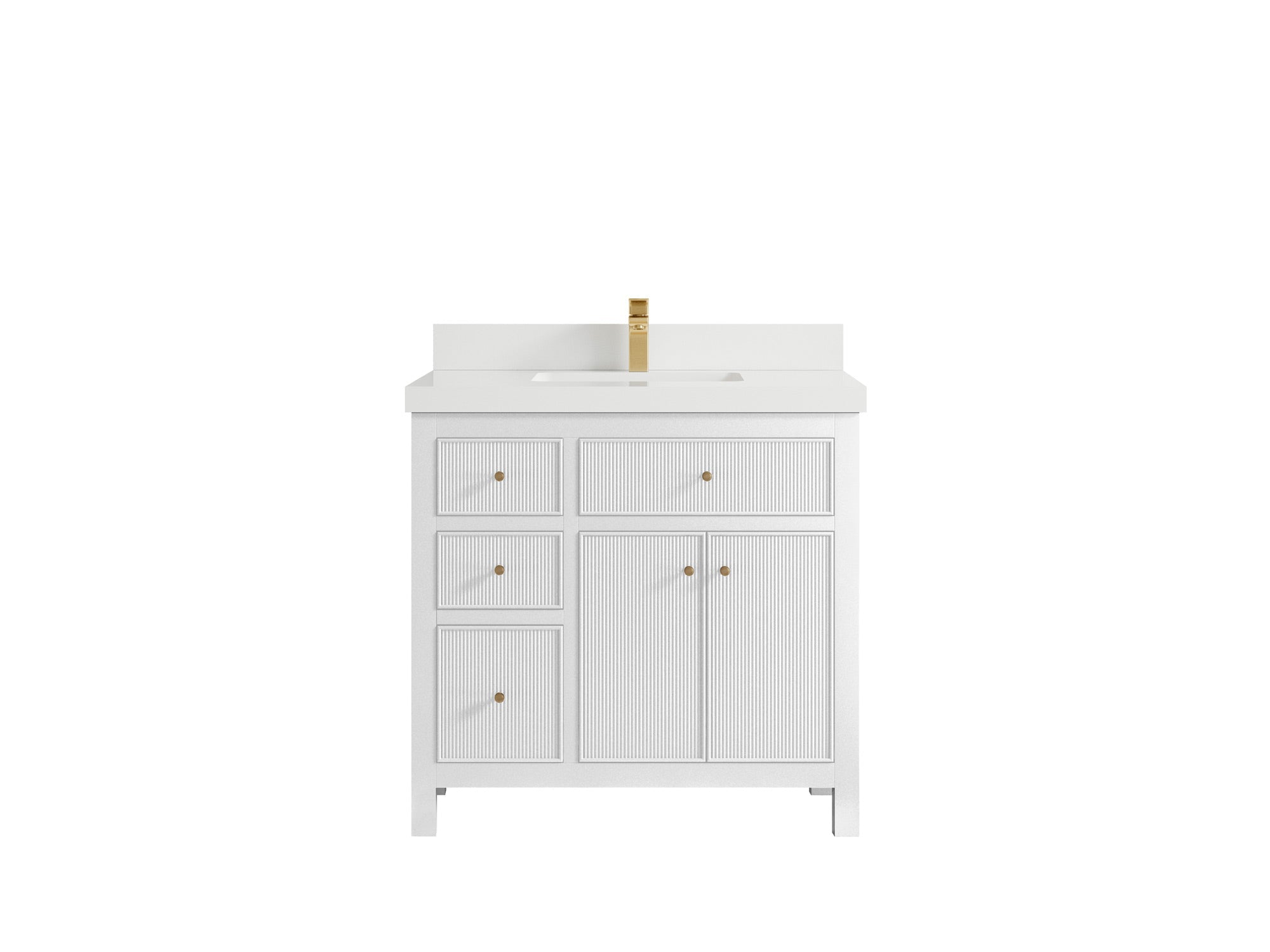 Sonoma 36 in. W x 22 in. D with Center Sink Bathroom Vanity - Willow Bath and Vanity