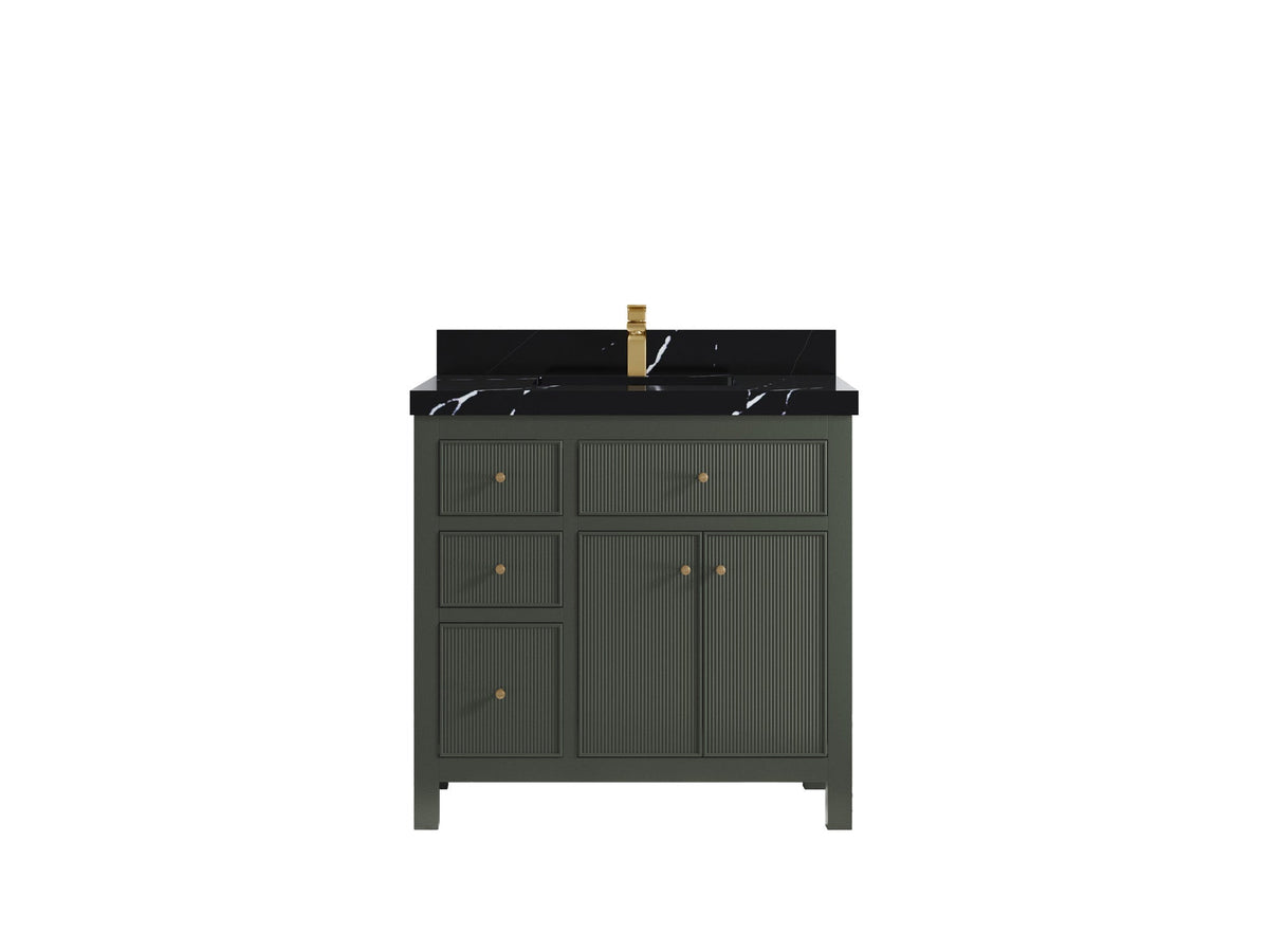 Sonoma 36 in. W x 22 in. D with Center Sink Bathroom Vanity - Willow Bath and Vanity