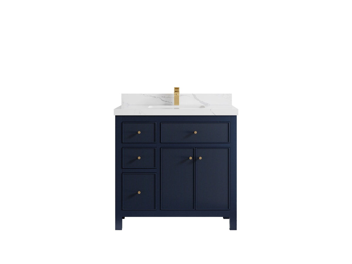 Sonoma 36 in. W x 22 in. D with Center Sink Bathroom Vanity - Willow Bath and Vanity
