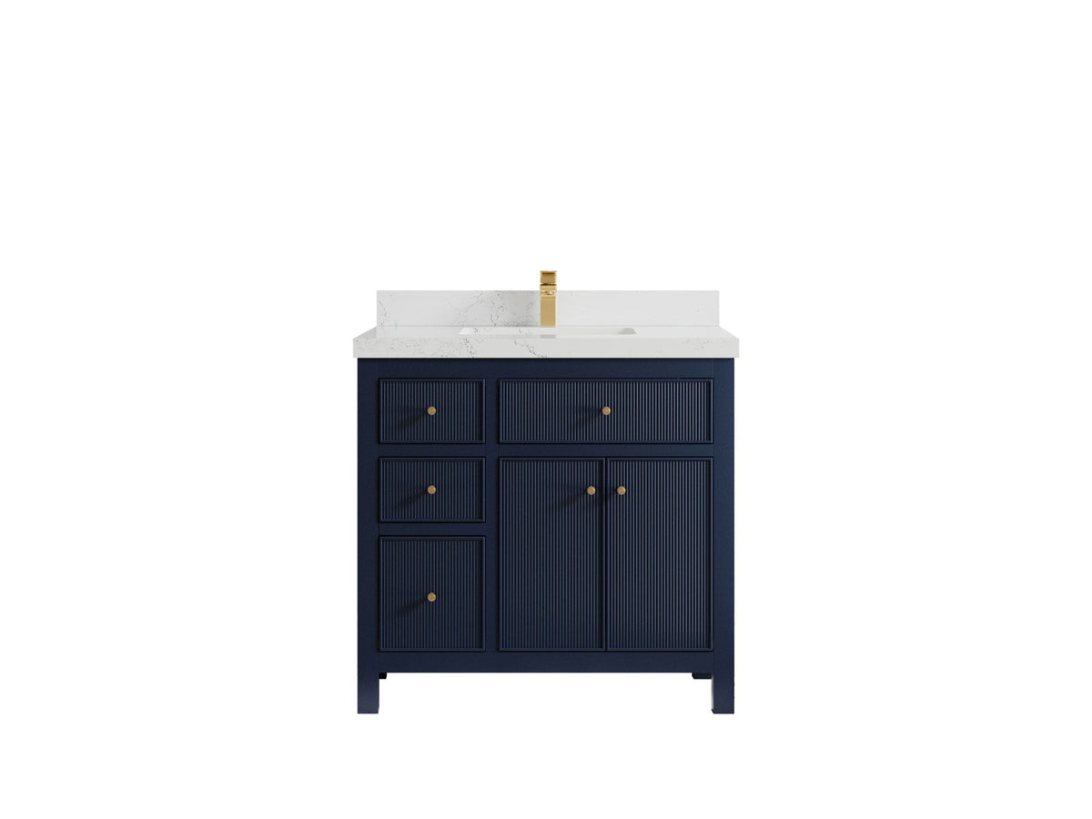 Sonoma 36 in. W x 22 in. D with Center Sink Bathroom Vanity - Willow Bath and Vanity