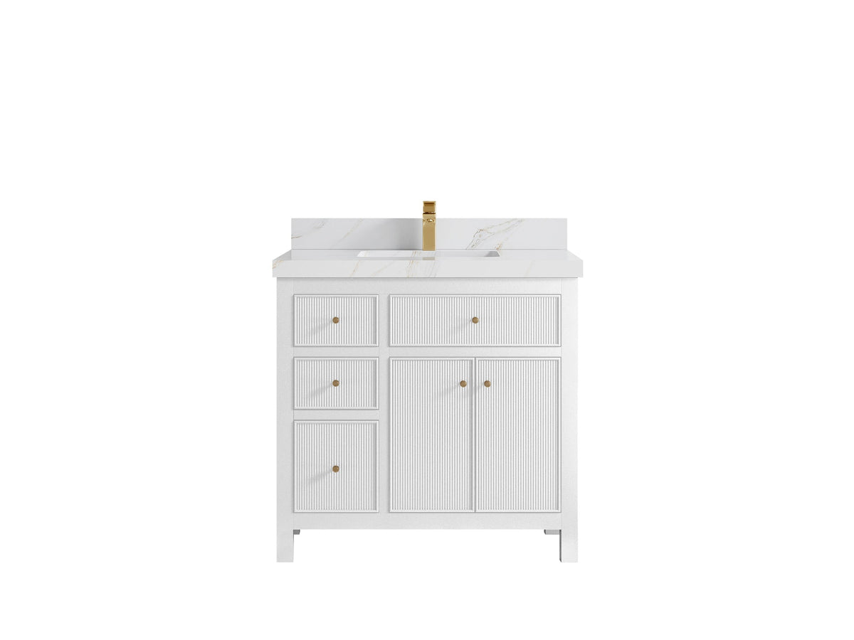 Sonoma 36 in. W x 22 in. D with Center Sink Bathroom Vanity - Willow Bath and Vanity