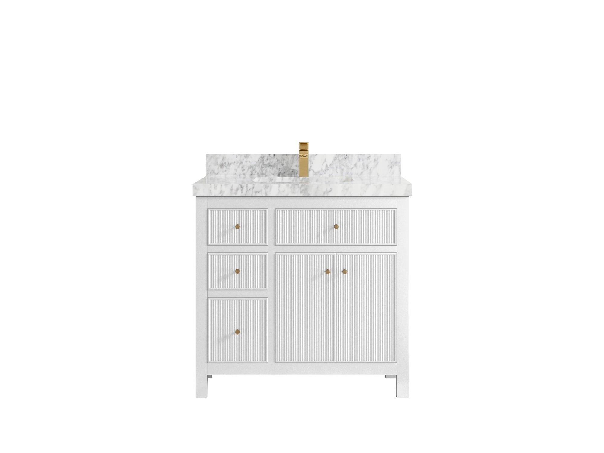 Sonoma 36 in. W x 22 in. D with Center Sink Bathroom Vanity - Willow Bath and Vanity