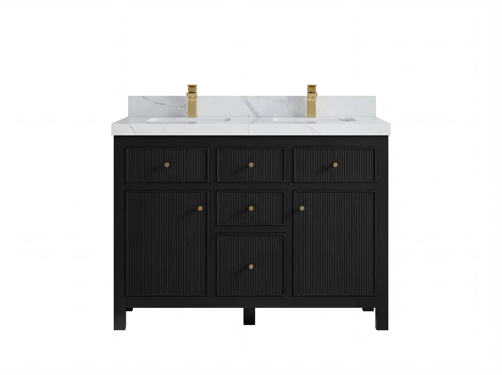 Sonoma 48 in. W x 22 in. D Double Sink Bathroom Vanity - Willow Bath and Vanity