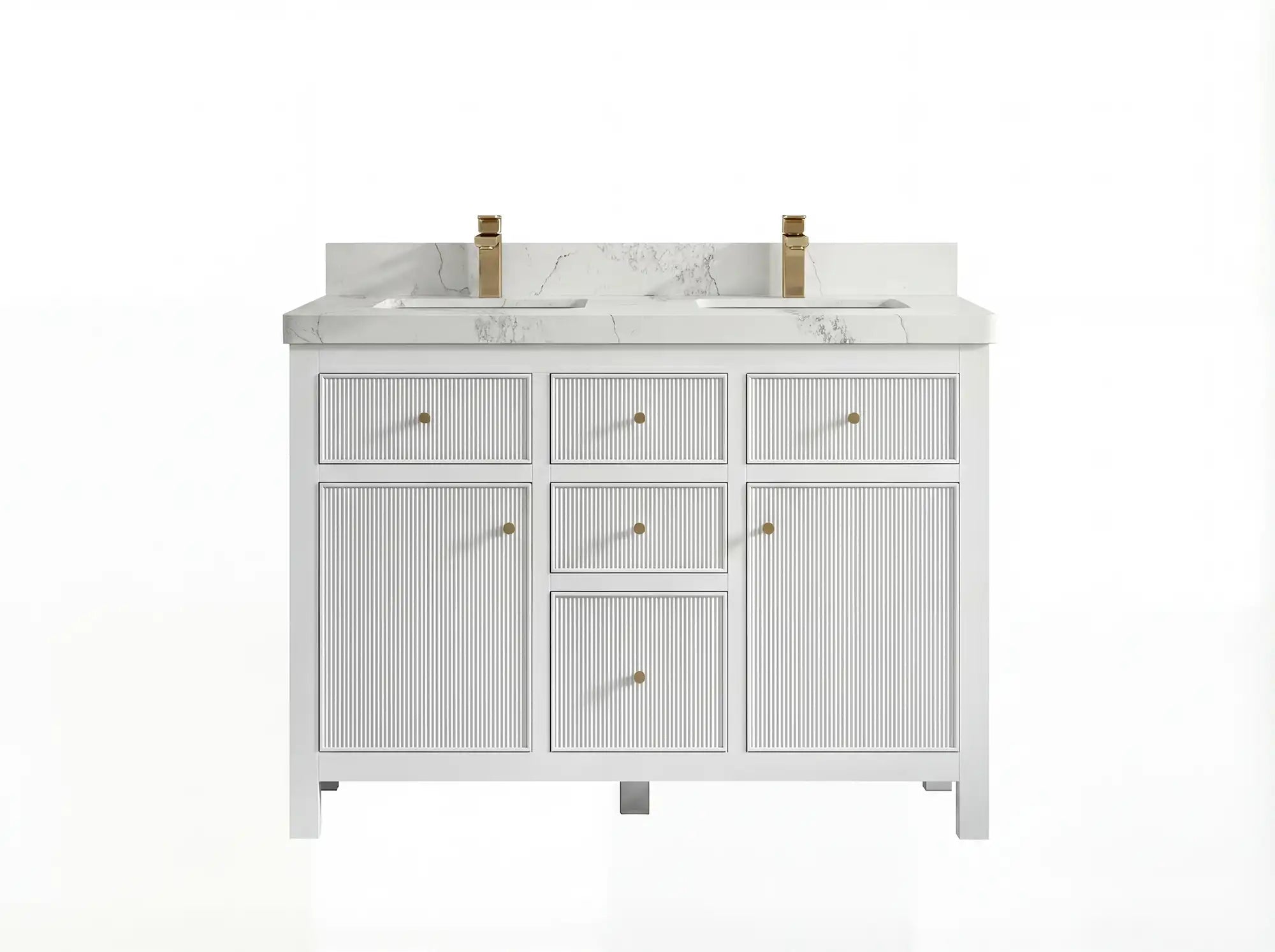 Sonoma 48 in. W x 22 in. D Double Sink Bathroom Vanity - Willow Bath and Vanity