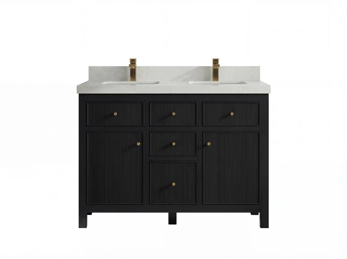 Sonoma 48 in. W x 22 in. D Double Sink Bathroom Vanity - Willow Bath and Vanity