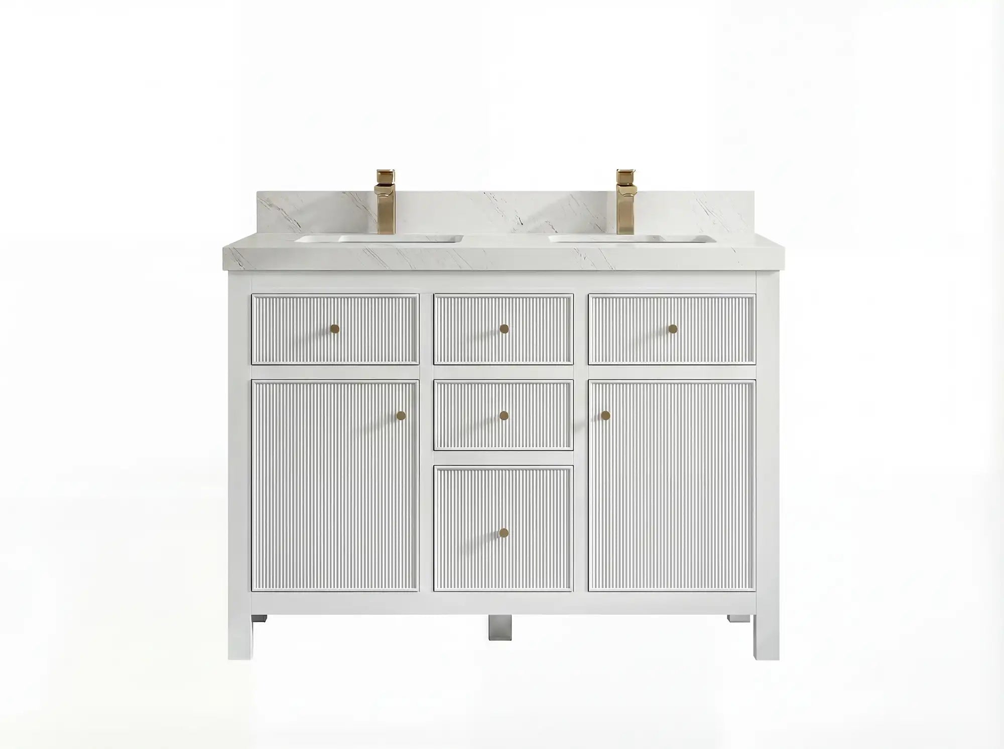 Sonoma 48 in. W x 22 in. D Double Sink Bathroom Vanity - Willow Bath and Vanity