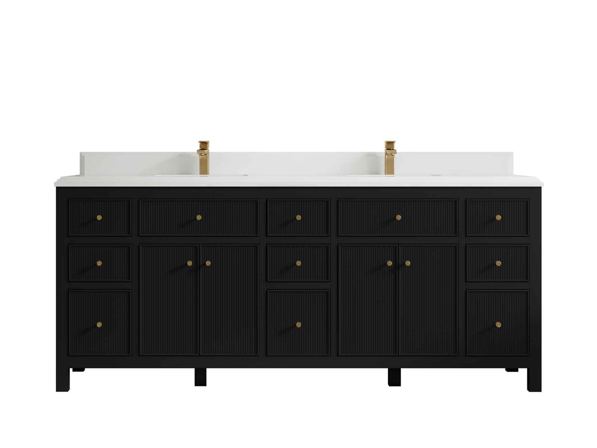Sonoma 80 in. W x 22 in. D Double Sink Bathroom Vanity - Willow Bath and Vanity