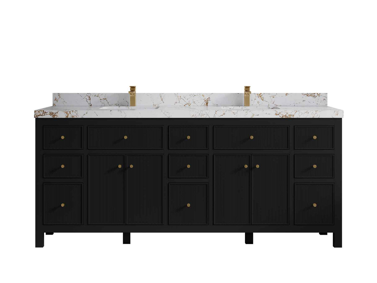 Sonoma 80 in. W x 22 in. D Double Sink Bathroom Vanity - Willow Bath and Vanity