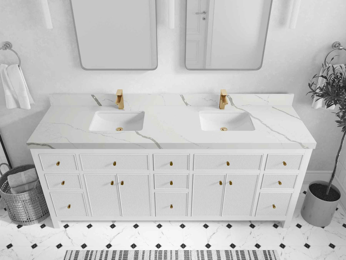 Sonoma 80 in. W x 22 in. D Double Sink Bathroom Vanity - Willow Bath and Vanity