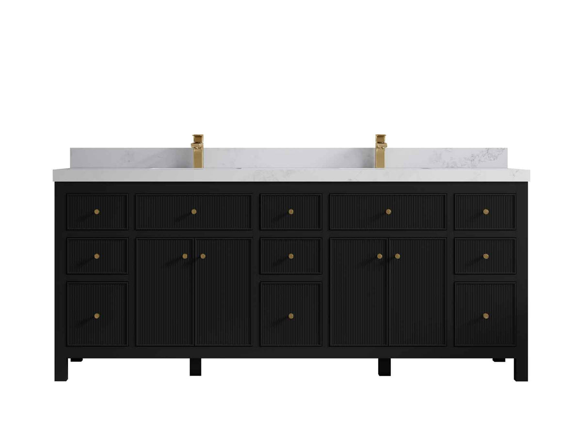 Sonoma 80 in. W x 22 in. D Double Sink Bathroom Vanity - Willow Bath and Vanity