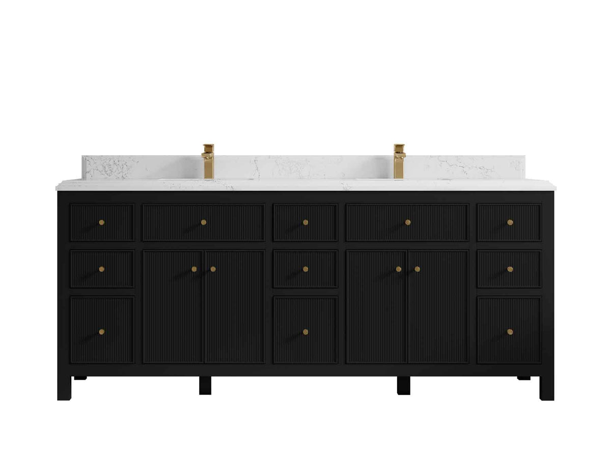 Sonoma 80 in. W x 22 in. D Double Sink Bathroom Vanity - Willow Bath and Vanity