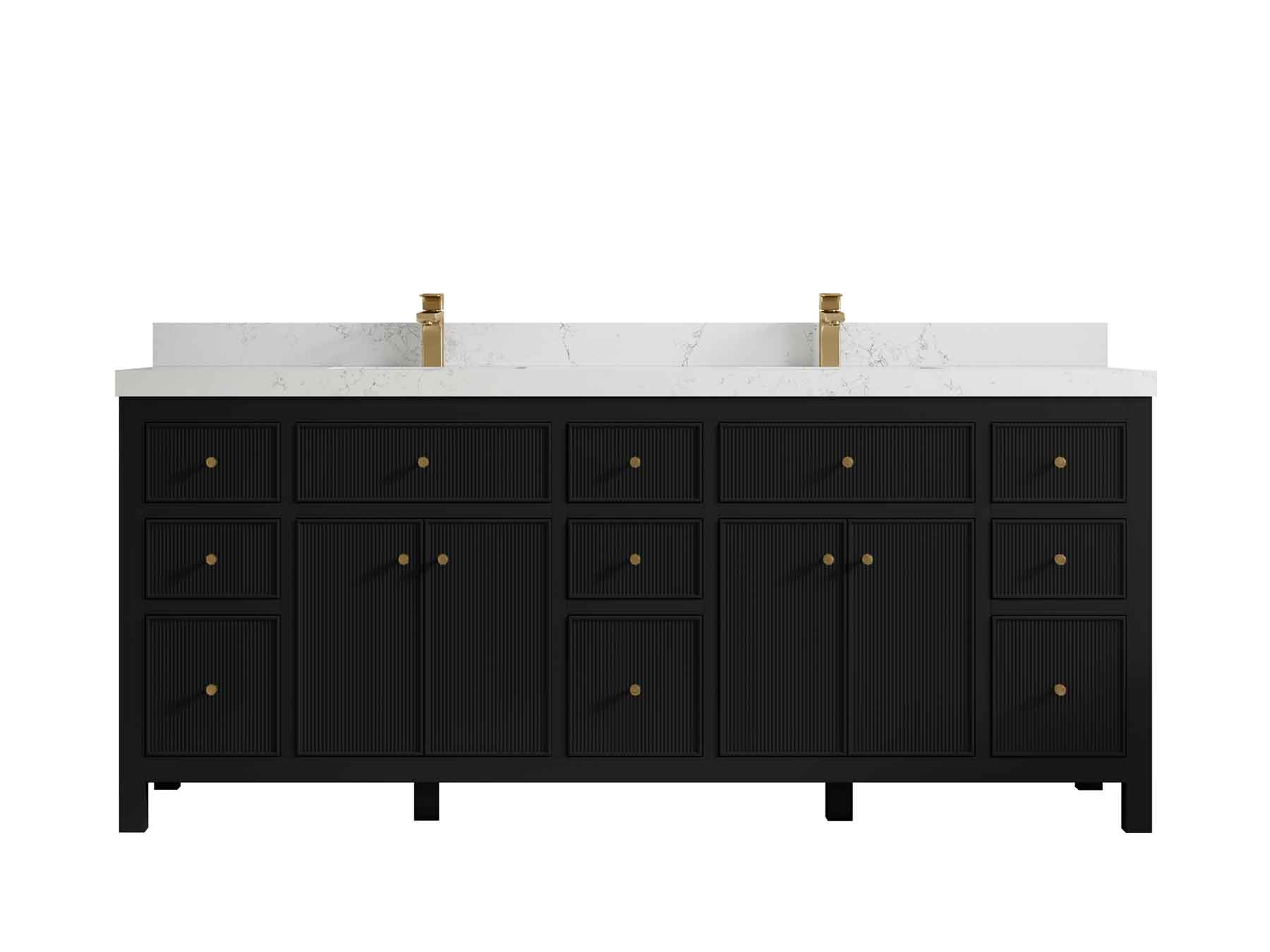 Sonoma 80 in. W x 22 in. D Double Sink Bathroom Vanity - Willow Bath and Vanity
