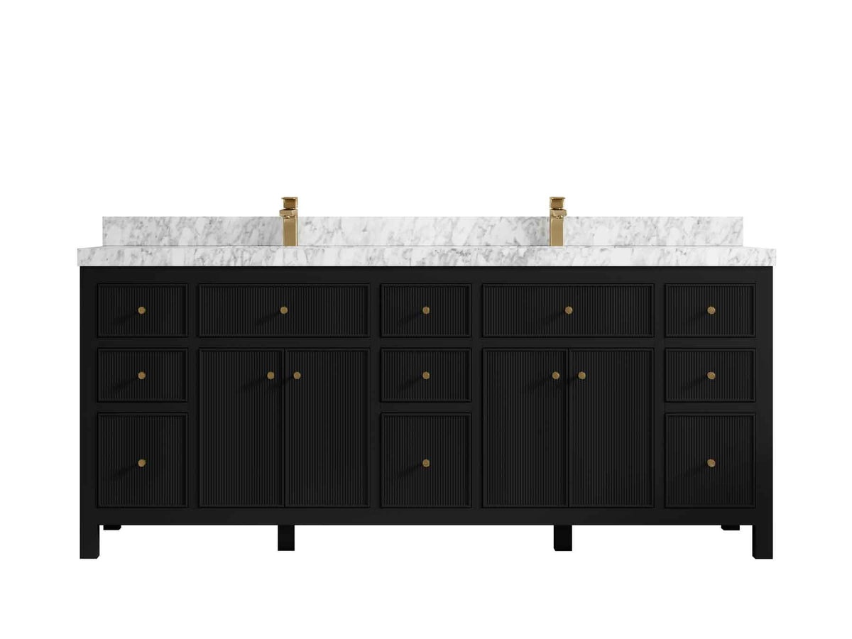 Sonoma 80 in. W x 22 in. D Double Sink Bathroom Vanity - Willow Bath and Vanity