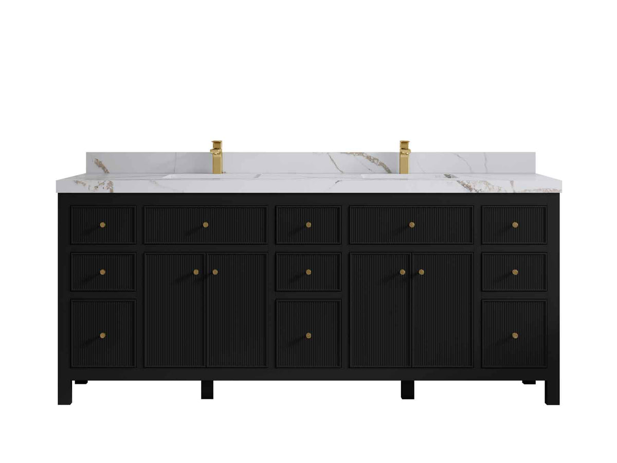 Sonoma 80 in. W x 22 in. D Double Sink Bathroom Vanity - Willow Bath and Vanity