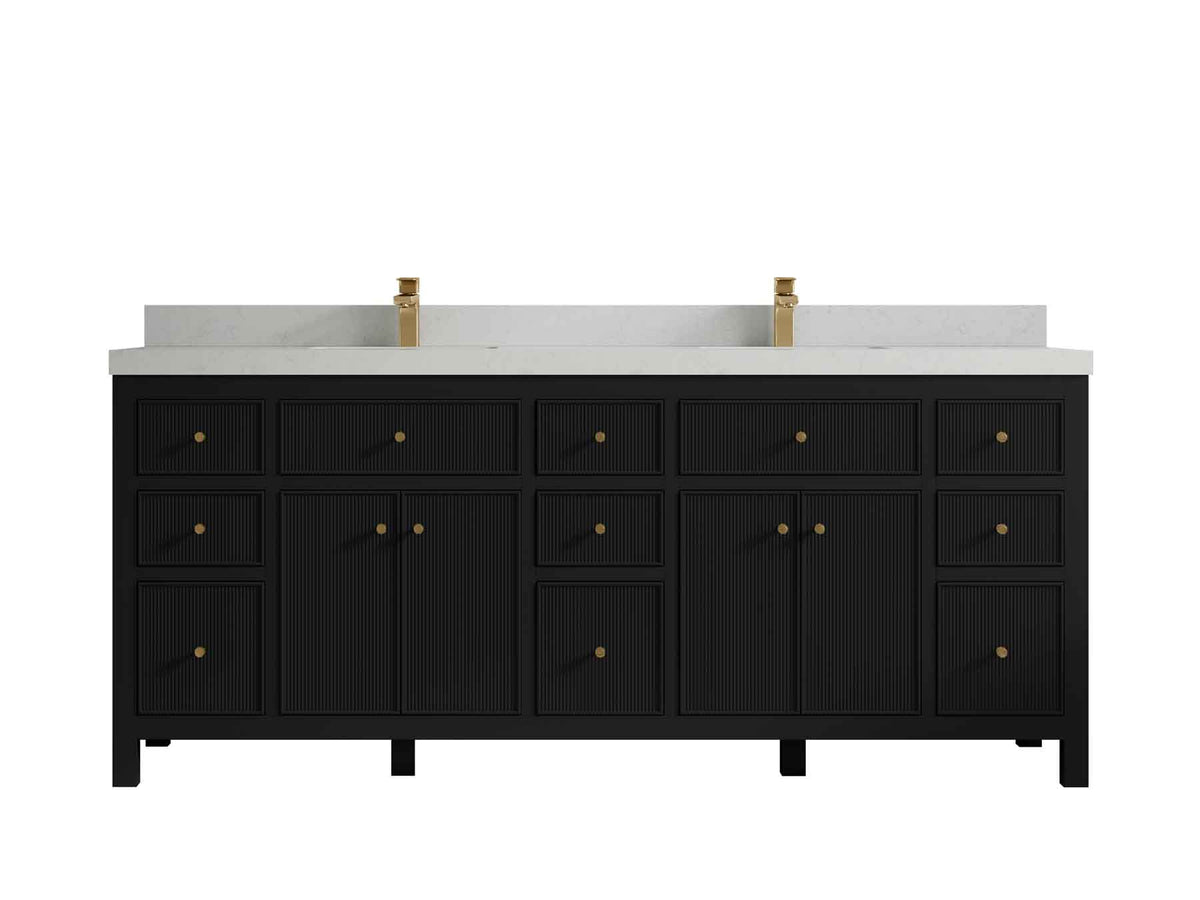 Sonoma 80 in. W x 22 in. D Double Sink Bathroom Vanity - Willow Bath and Vanity