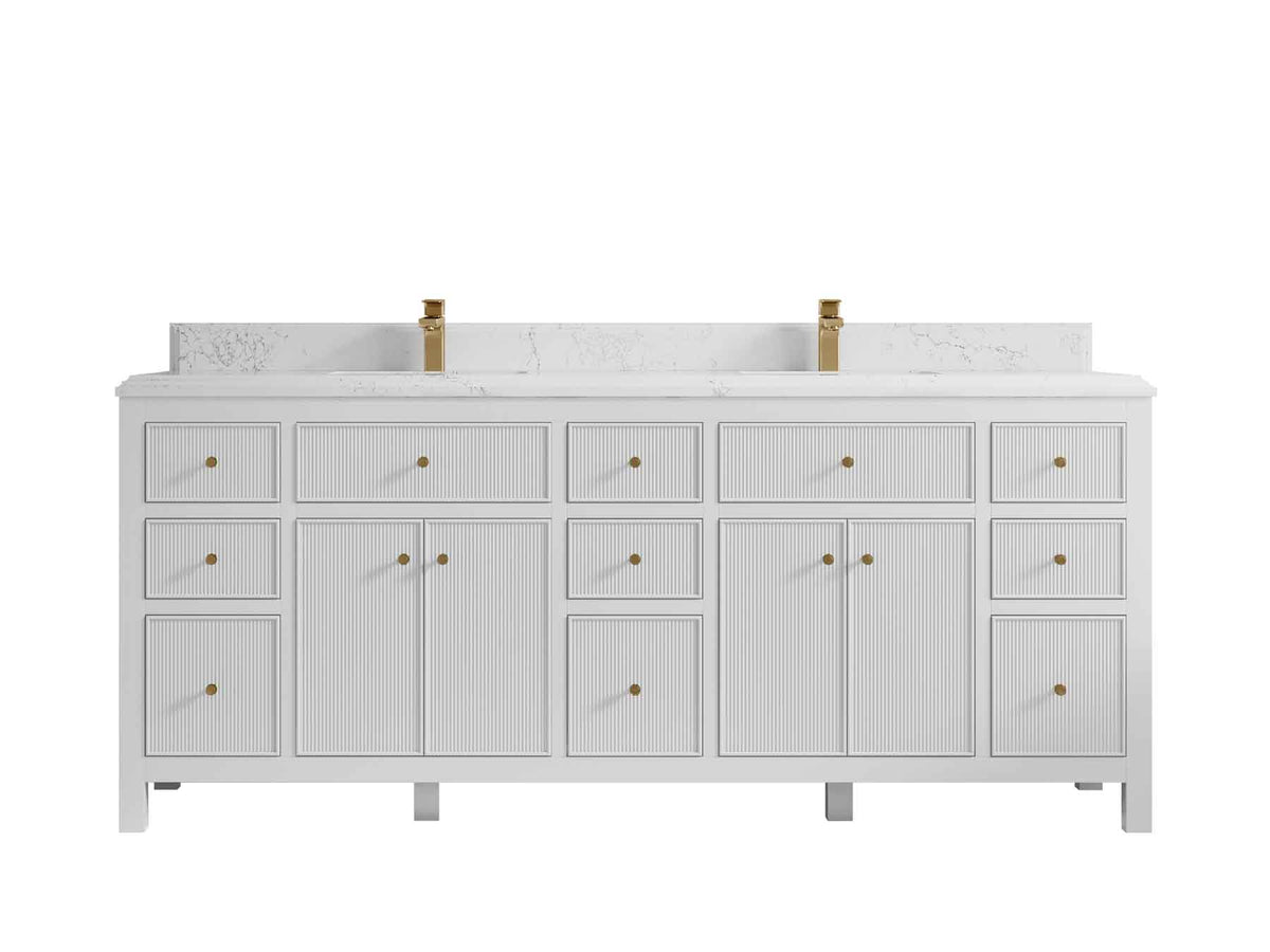 Sonoma 80 in. W x 22 in. D Double Sink Bathroom Vanity - Willow Bath and Vanity
