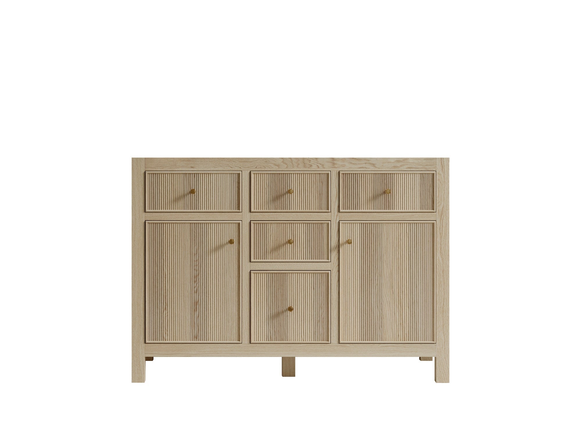 Sonoma White Oak 48 in. W x 22 in. D Double Sink Bathroom Vanity - Willow Bath and Vanity