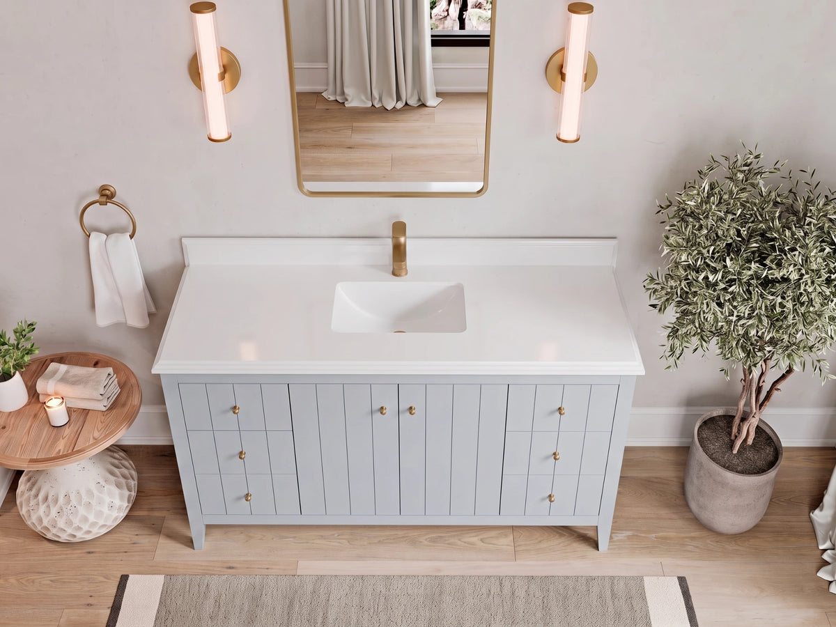 Atlanta 60 in. W x 22 in. D Single Sink Bathroom Vanity