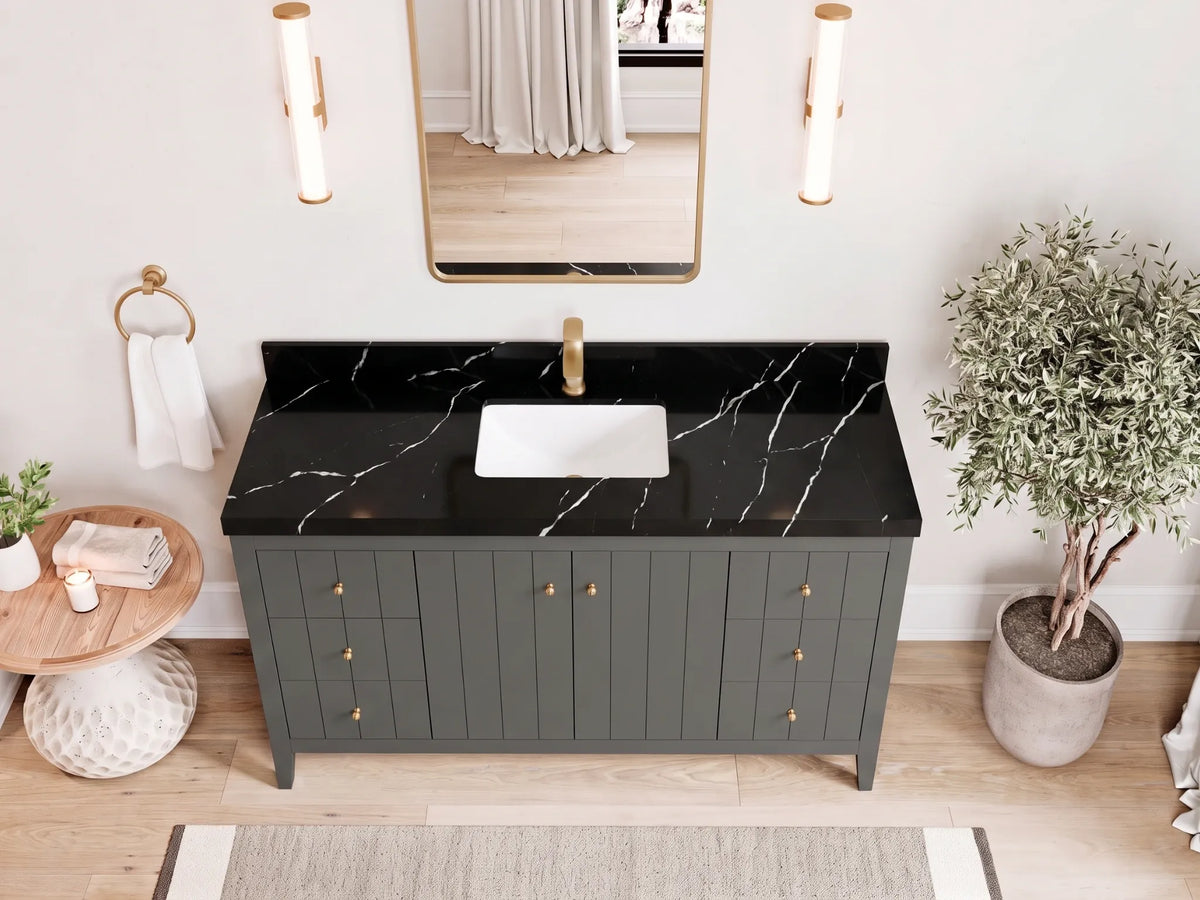 Atlanta 60 in. W x 22 in. D Single Sink Bathroom Vanity