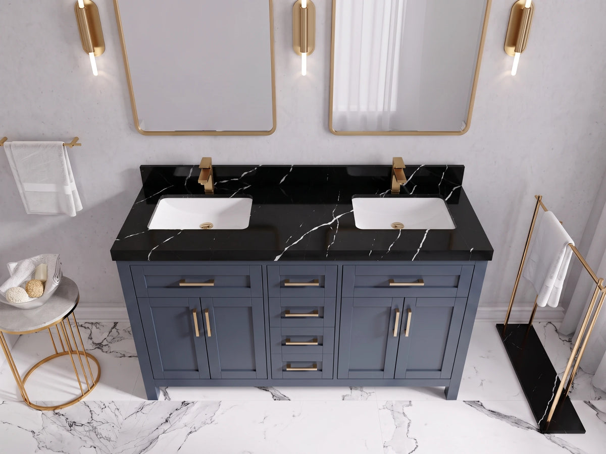 Cambridge 60 in. W x 22 in. D Double Sink Bathroom Vanity