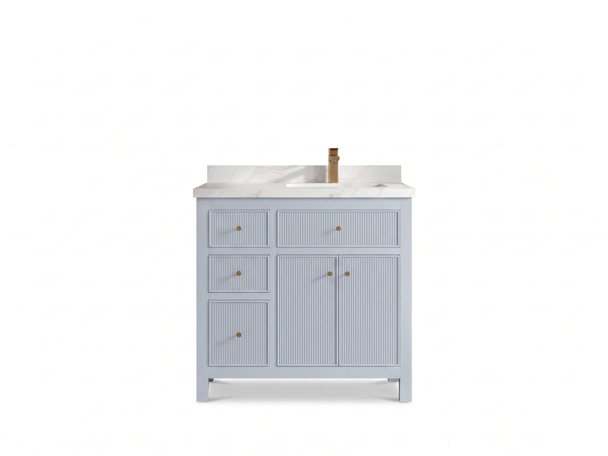 Sonoma 36 in. W x 22 in. D Right Offset Sink Bathroom Vanity