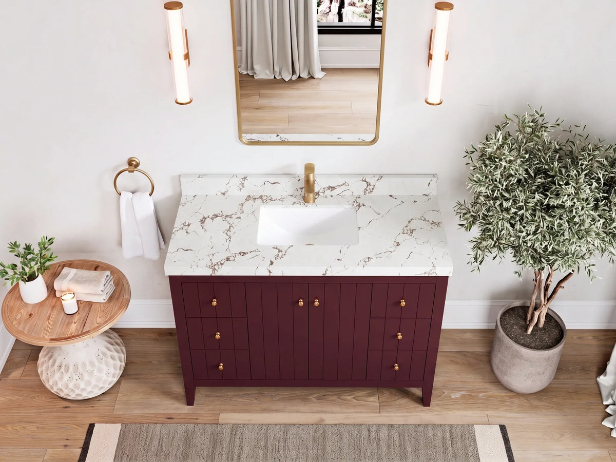 Atlanta 48 in. W x 22 in. D Single Sink Bathroom Vanity