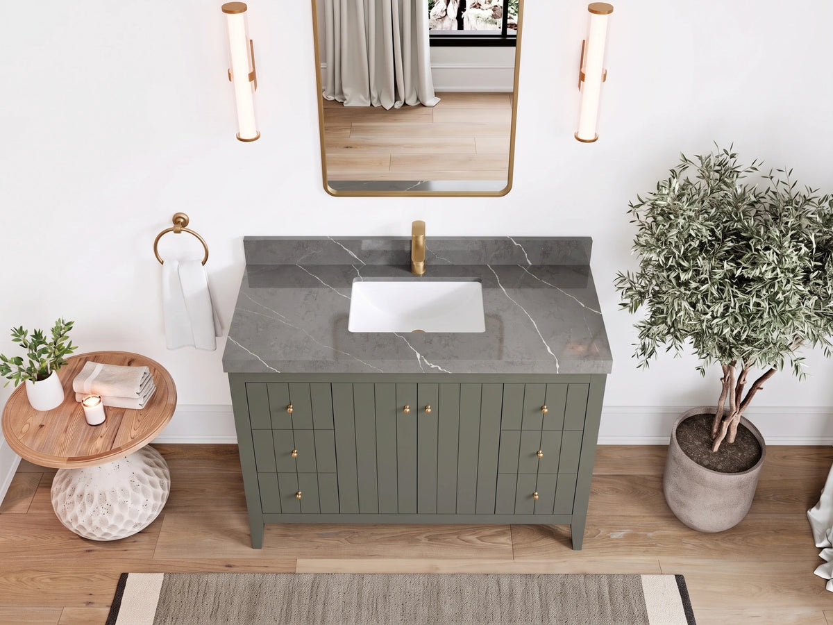 Atlanta 48 in. W x 22 in. D Single Sink Bathroom Vanity