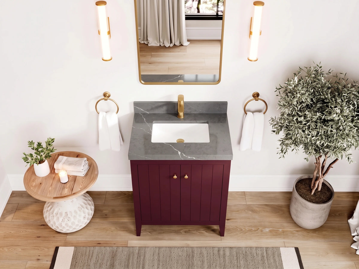 Atlanta 30 in. W x 22 in. D Single Sink Bathroom Vanity