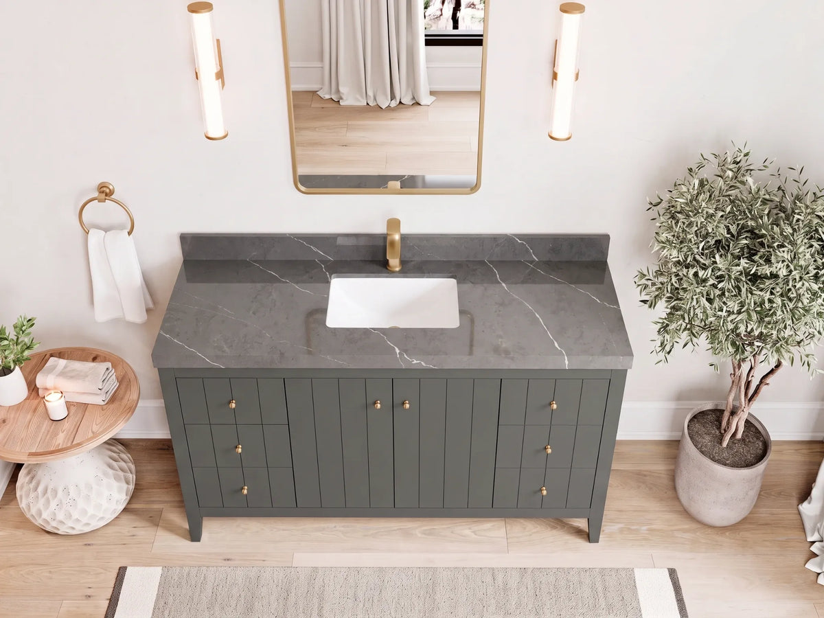 Atlanta 60 in. W x 22 in. D Single Sink Bathroom Vanity