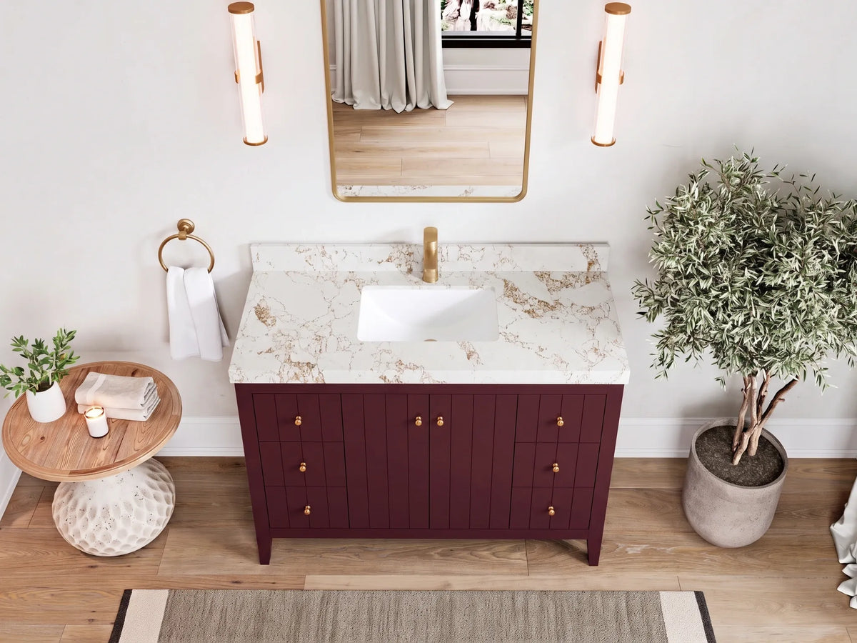 Atlanta 48 in. W x 22 in. D Single Sink Bathroom Vanity