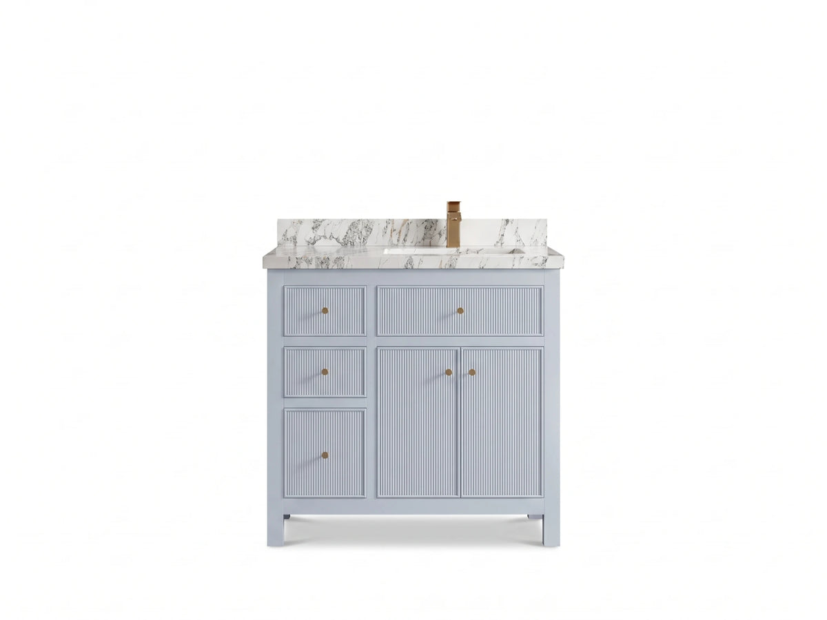 Sonoma 36 in. W x 22 in. D Right Offset Sink Bathroom Vanity