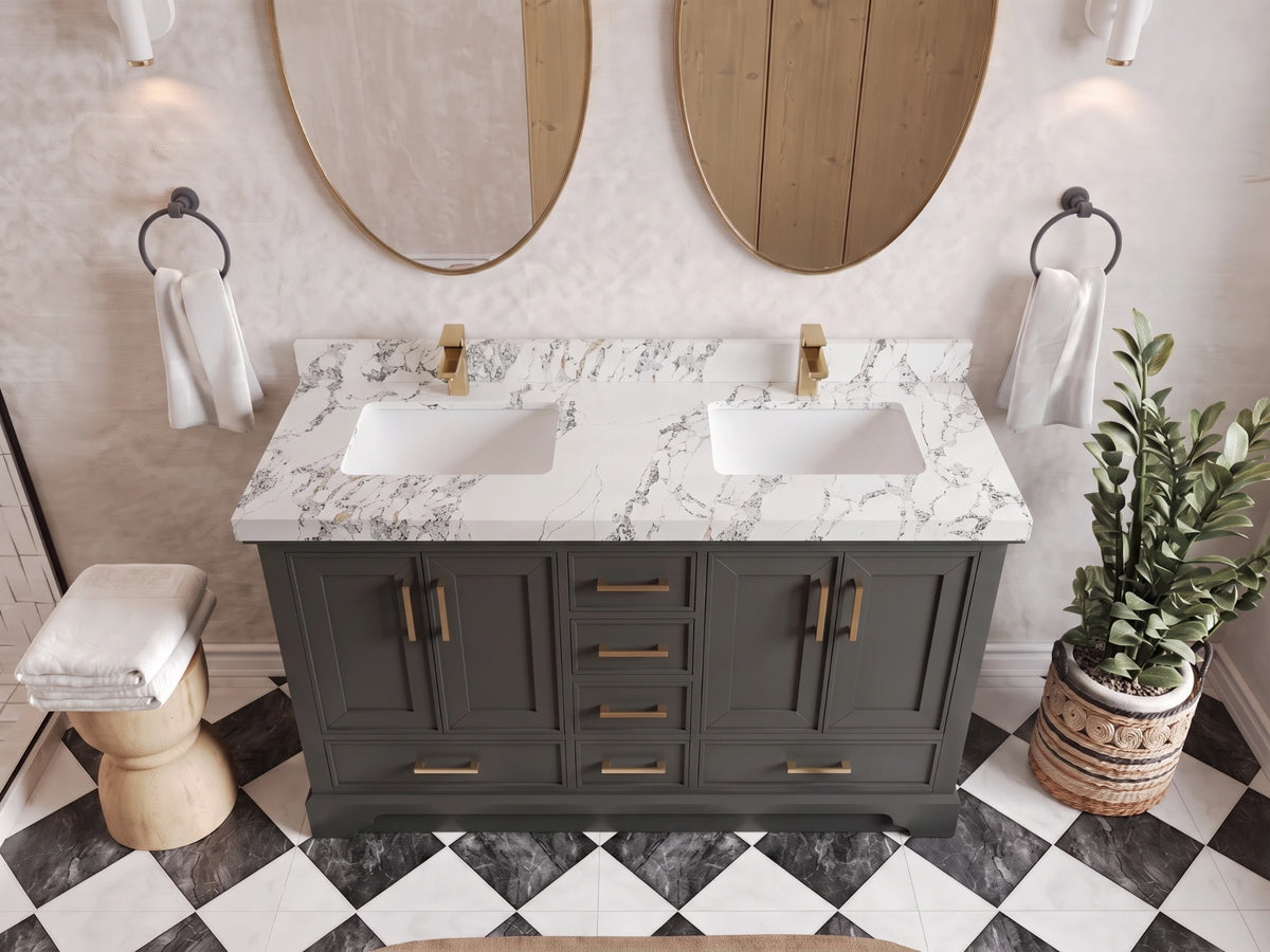 Charlotte 72 in. W x 22 in. D Double Sink Bathroom Vanity