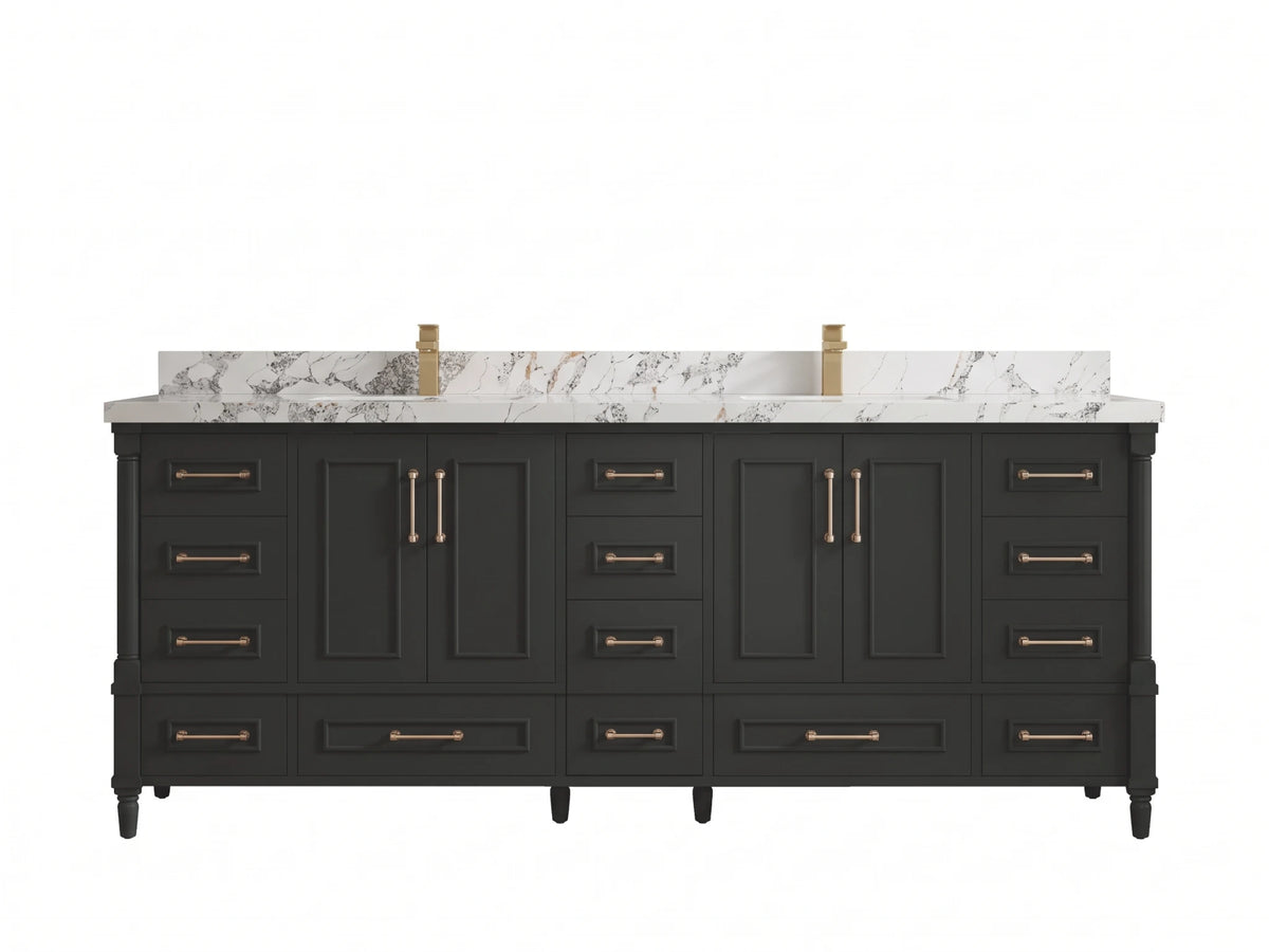 Aberdeen 84 in. W x 22 in. D Double Sink Bathroom Vanity