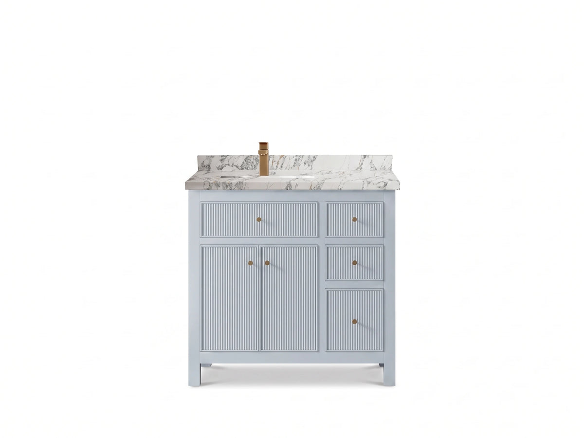 Sonoma 36 in. W x 22 in. D Left Offset Sink Bathroom Vanity