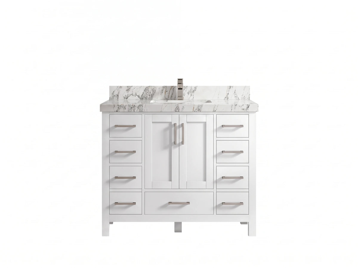 Malibu 42 in. W x 22 in. D Single Sink Bathroom Vanity