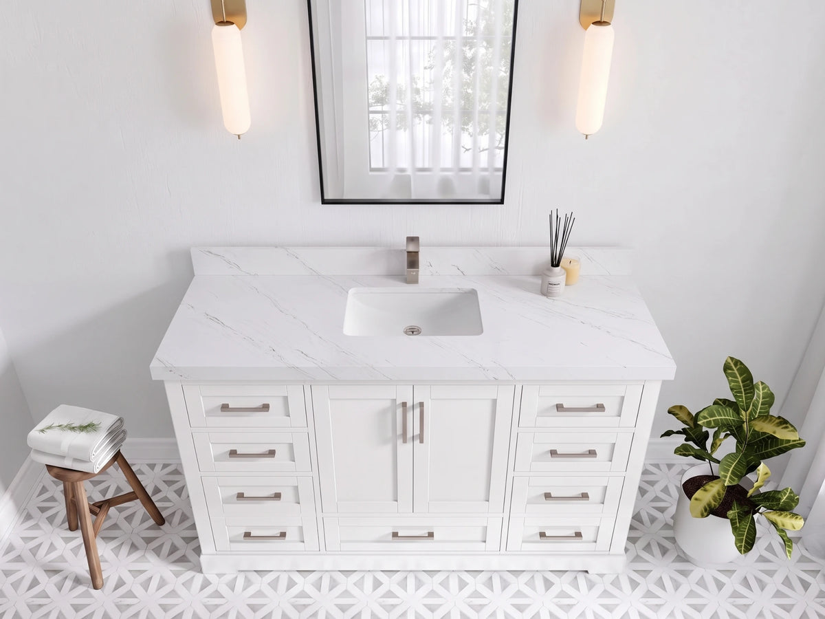 Boston 48 in. W x 22 in. D Single Sink Bathroom Vanity