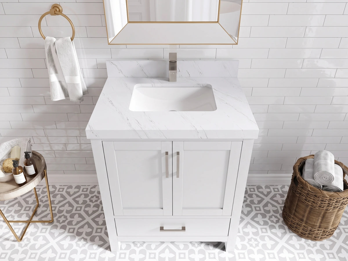 Malibu 30 in. W x 22 in. D Single Sink Bathroom Vanity