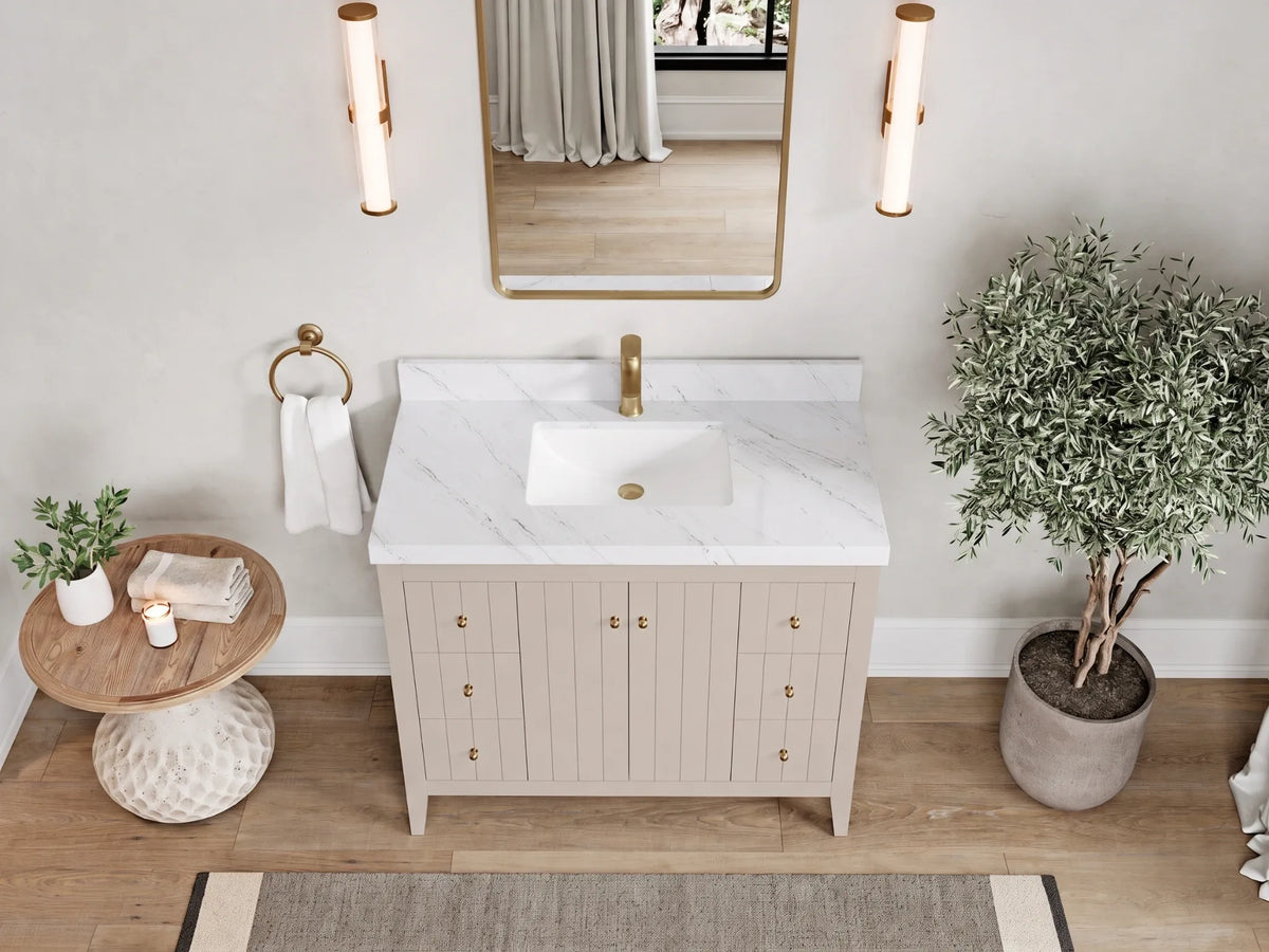 Atlanta 42 in. W x 22 in. D Single Sink Bathroom Vanity