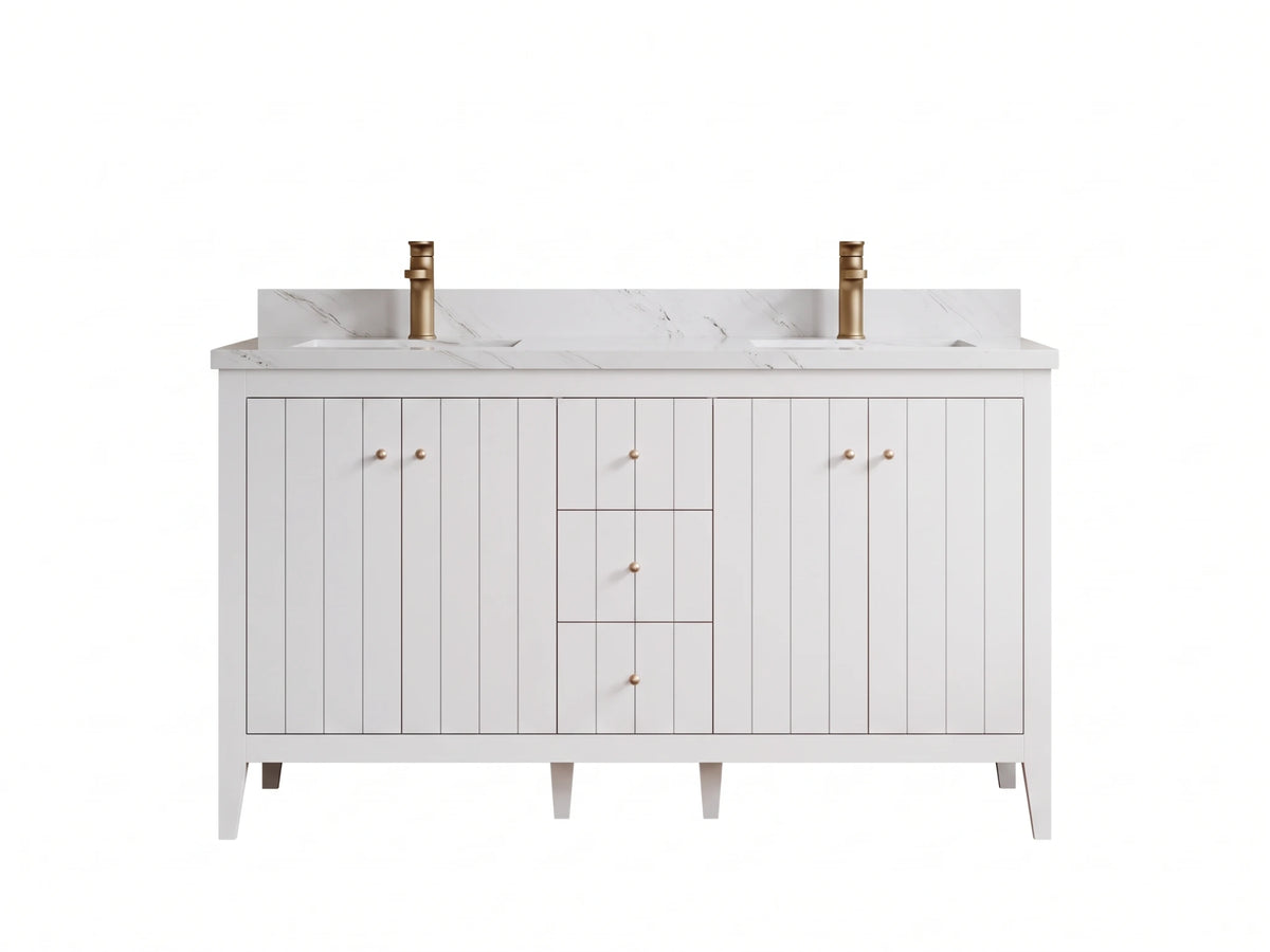 Atlanta 60 in. W x 22 in. D Double Sink Bathroom Vanity