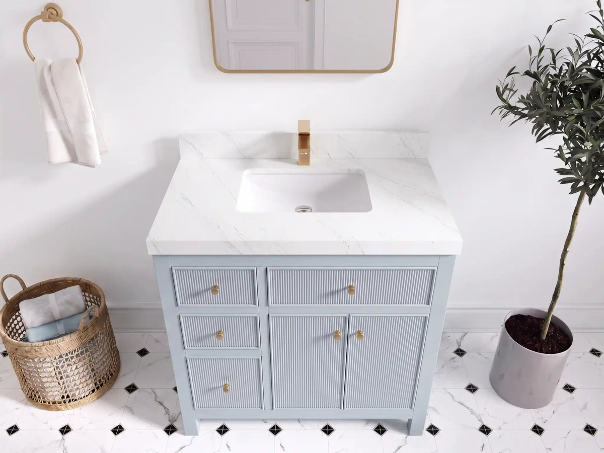 Sonoma 36 in. W x 22 in. D with Center Sink Bathroom Vanity