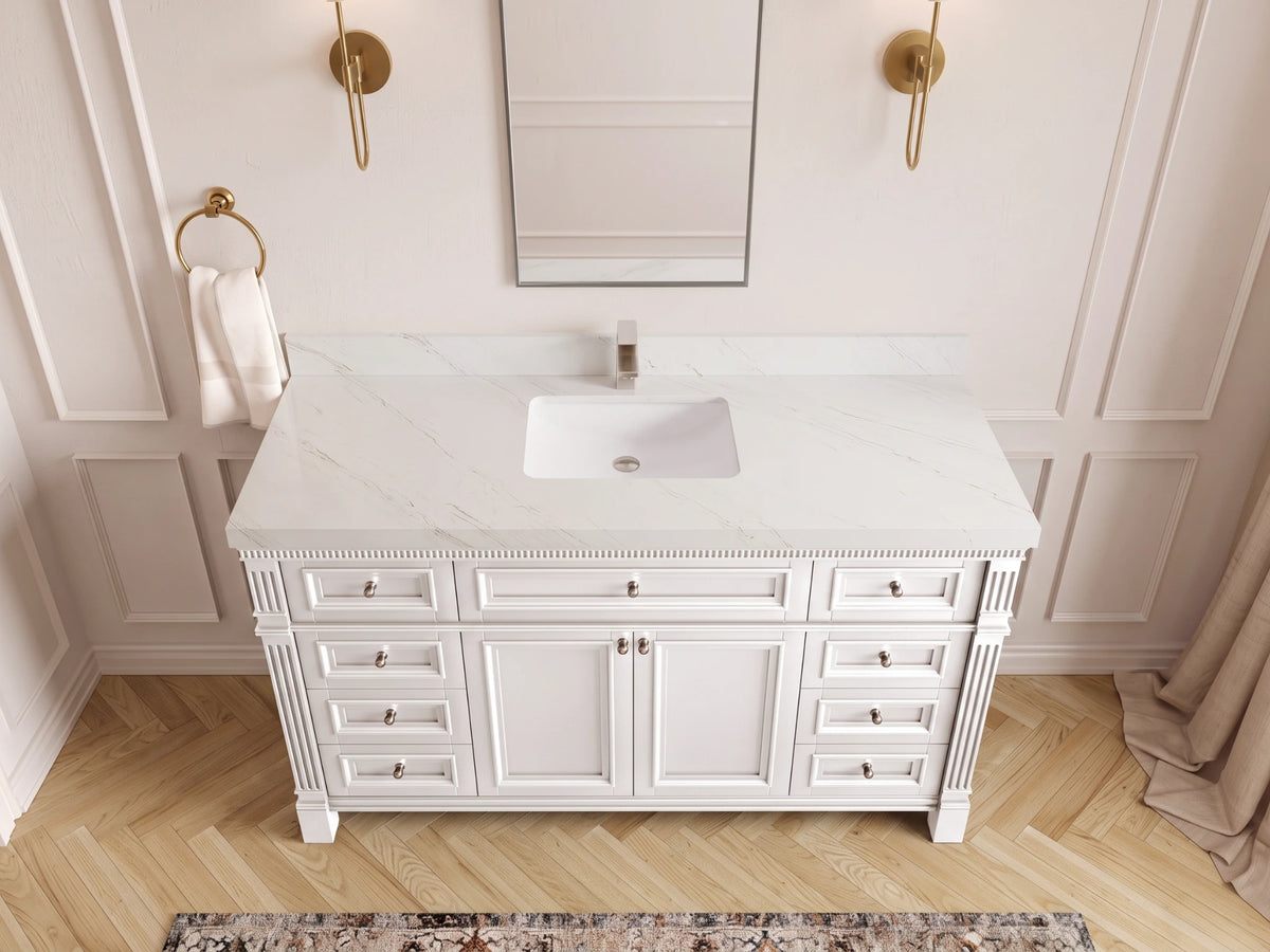 Paris 60 in. W x 22 in. D Single Sink Bathroom Vanity
