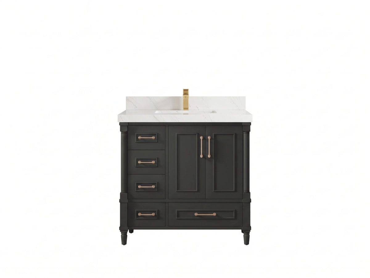 Aberdeen 36 in. W x 22 in. D Center Sink Bathroom Vanity