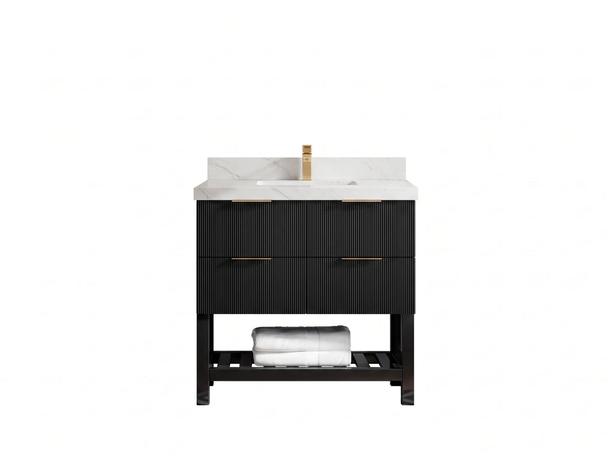 Catalina 36 in. W x 22 in. D Center Sink Bathroom Vanity