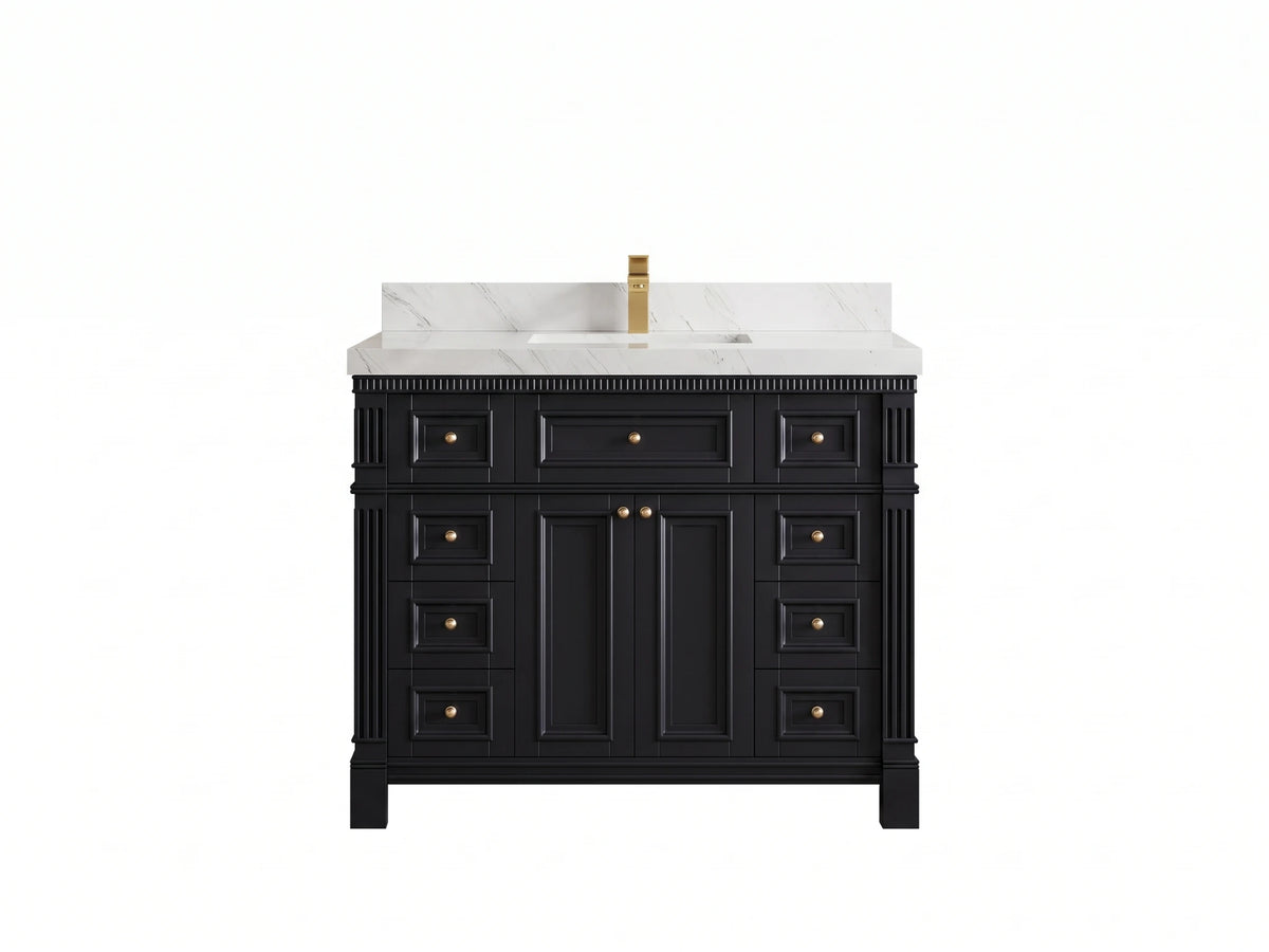 Paris 42 in. W x 22 in. D Single Sink Bathroom Vanity