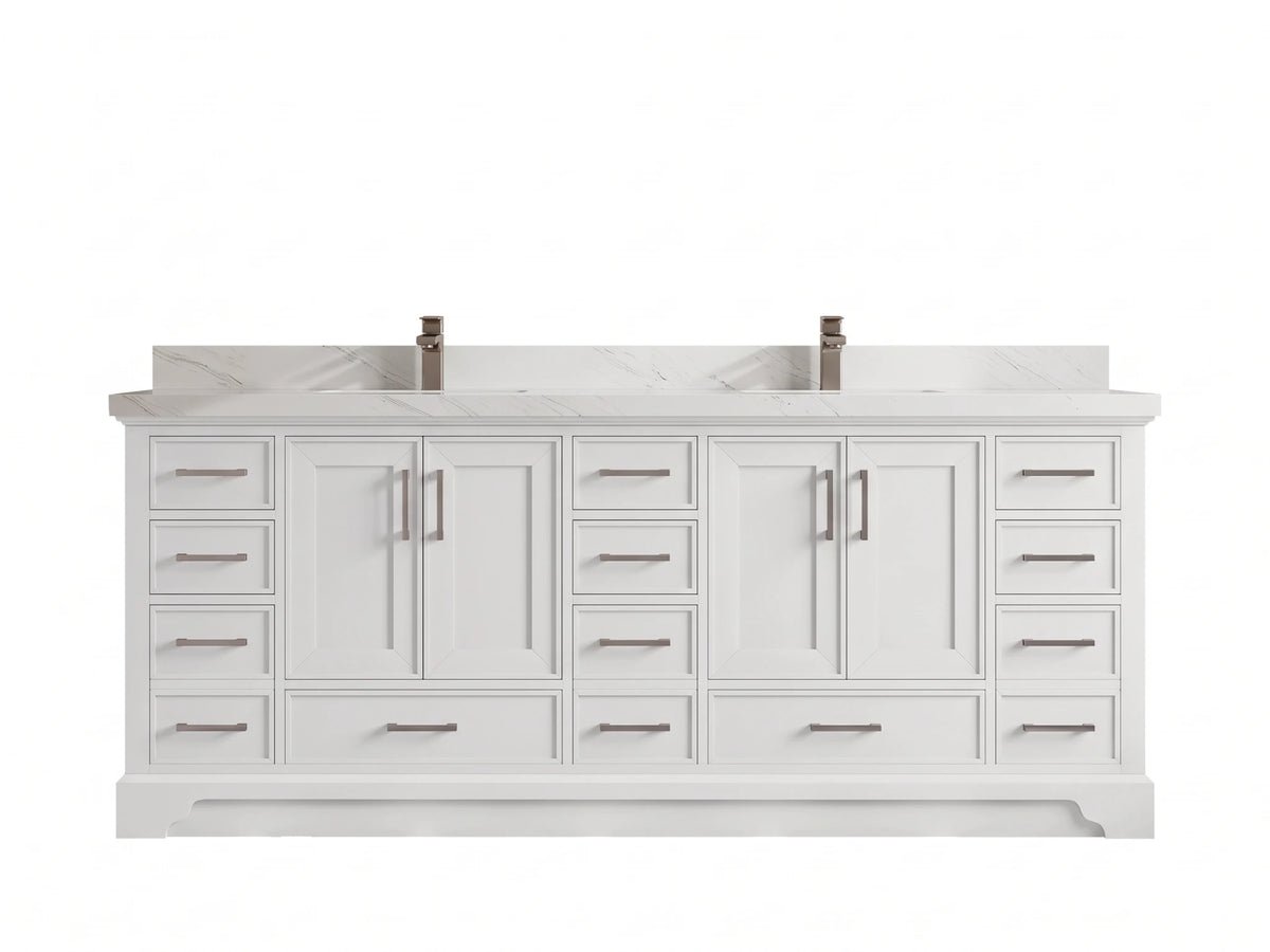 Charlotte 84 in. W x 22 in. D Double Sink Bathroom Vanity