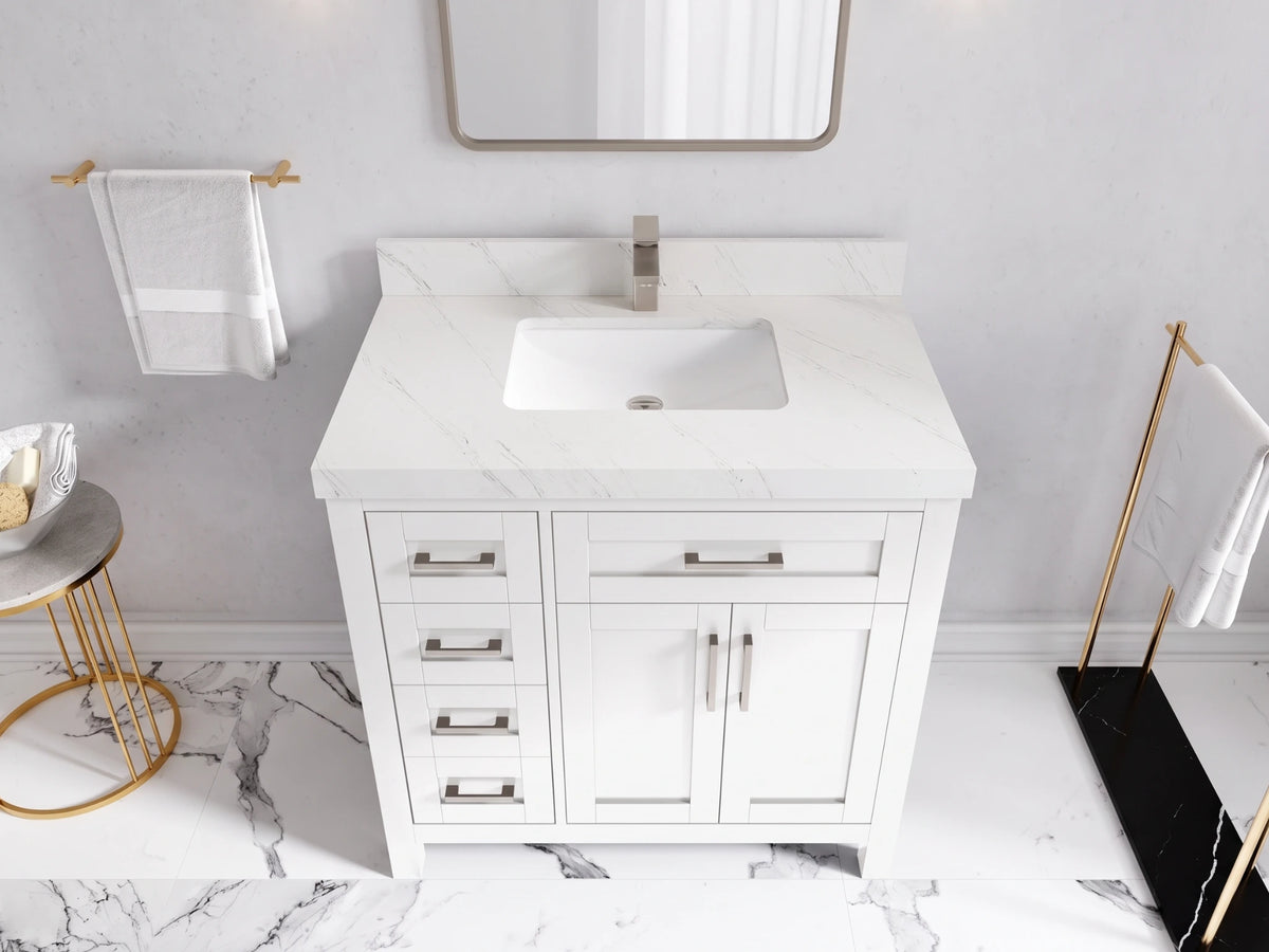 Cambridge 36 in. W x 22 in. D Single Center Sink Bathroom vanity
