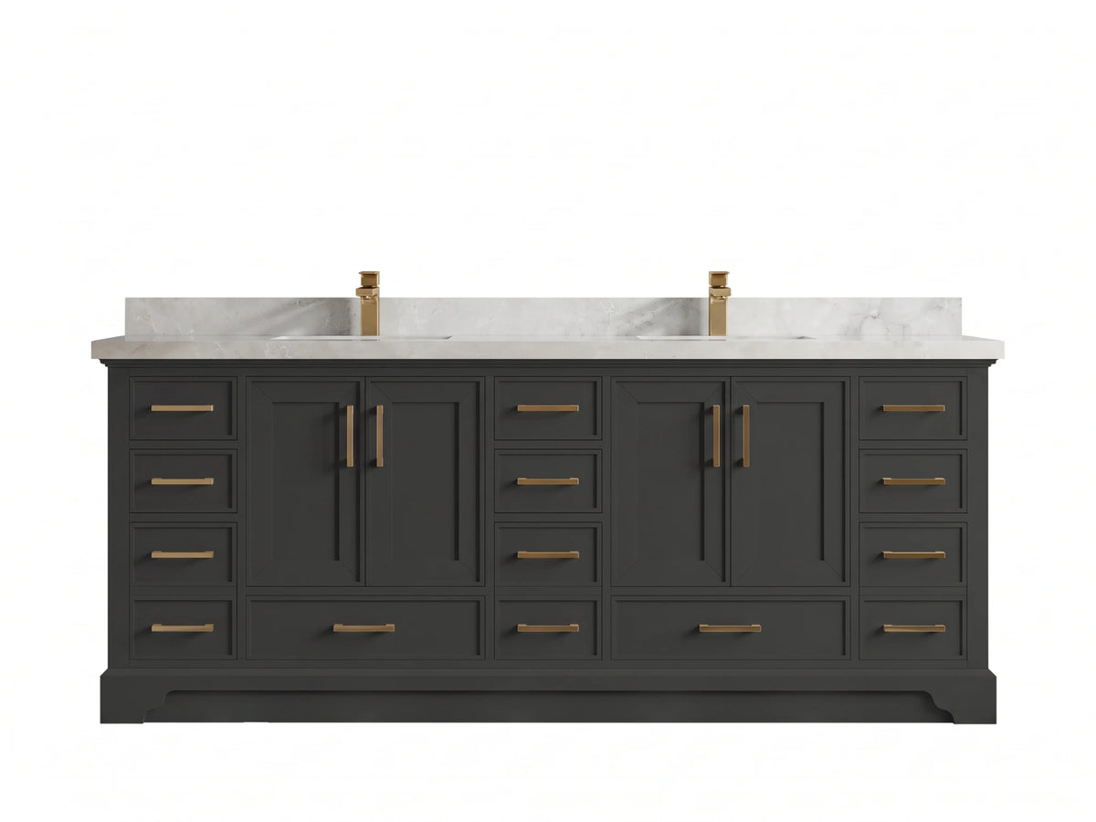 Charlotte 84 in. W x 22 in. D Double Sink Bathroom Vanity