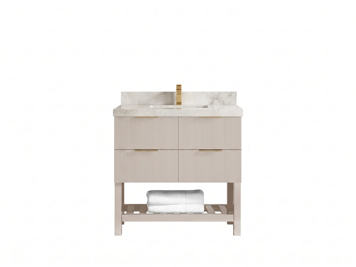 Catalina 36 in. W x 22 in. D Center Sink Bathroom Vanity