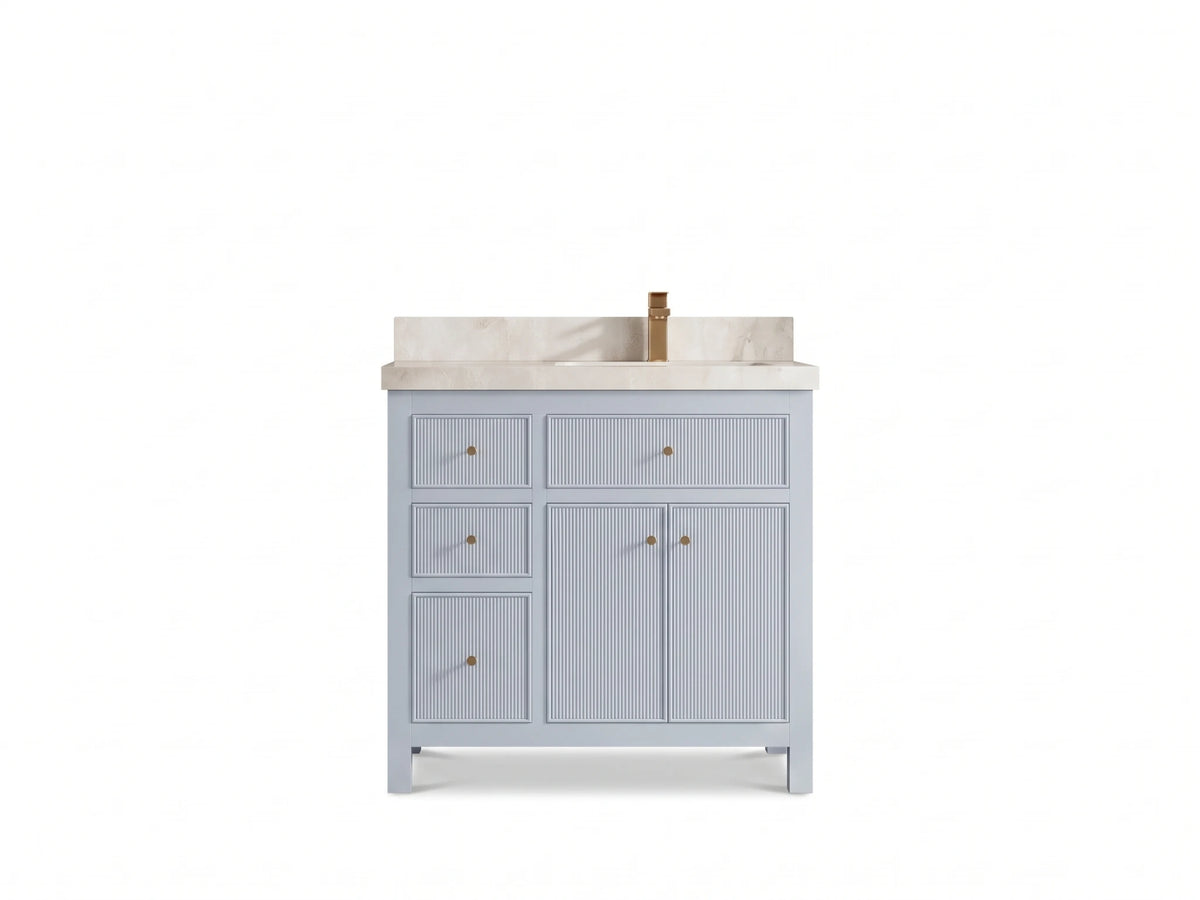 Sonoma 36 in. W x 22 in. D Right Offset Sink Bathroom Vanity